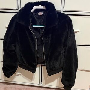 No Boundaries Black Teddy Jacket